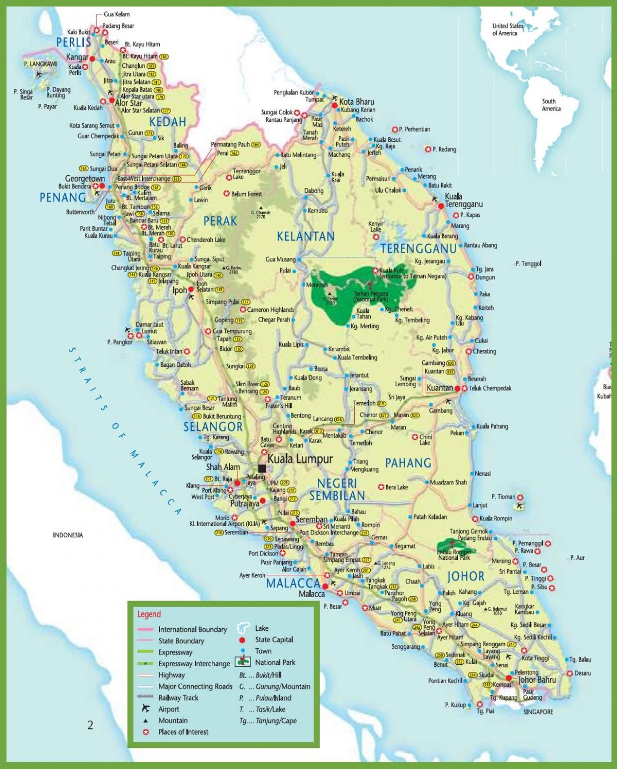 МРТ карта у Малезији