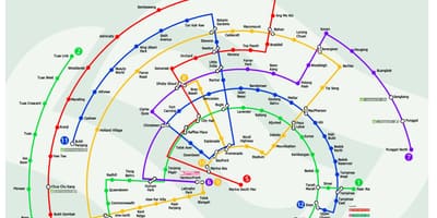 МР линија мапи Малезији