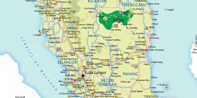 Малезије Куала Лумпур мапи